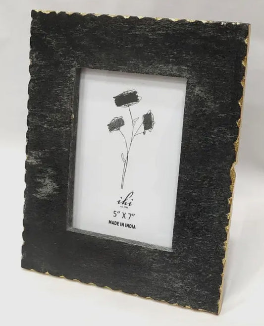 Black marble frame